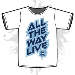 All The Way Live Designs Extreme College Edition White Sub Dye Jersey Men
