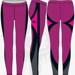 All The Way Live Designs Illusory Neon Womens Leggings