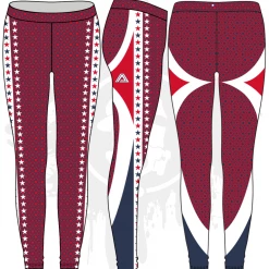 All The Way Live Designs Illusory Womens Leggings