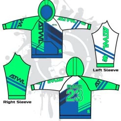 All The Way Live Designs Diamond Elite Black Edition Women's V-neck Jersey Diamond Elite 2018