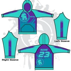 All The Way Live Designs Illusory Neon Womens Leggings