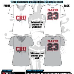 All The Way Live Designs Crucibles Spectre Spectre Crucibles Women's Sub Dye V-Neck