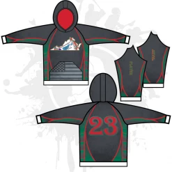 All The Way Live Designs All The Way Live States (MA,NY,VA,ND,DE,MI) Unisex Full Dye Hoody Men