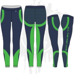 All The Way Live Designs Honeycomb Womens Leggings