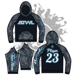 All The Way Live Designs Men Aloha Customizable Team Unisex Full Dye Hoody