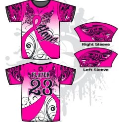 All The Way Live Designs HOPE Breast Cancer Awareness Men's Full Dye Jersey