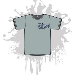 All The Way Live Designs Unstoppable Men's Grey Sub Dye Jersey