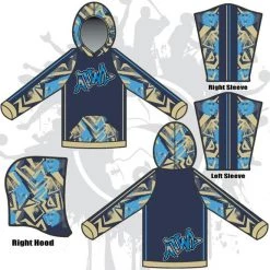 All The Way Live Designs Semi-Crazy Full Dye Uni-sex Hoody