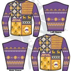 All The Way Live Designs Men Football ATWL Christmas Spirit Sweater-3