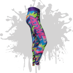 All The Way Live Designs Wild Pattern Womens Legging