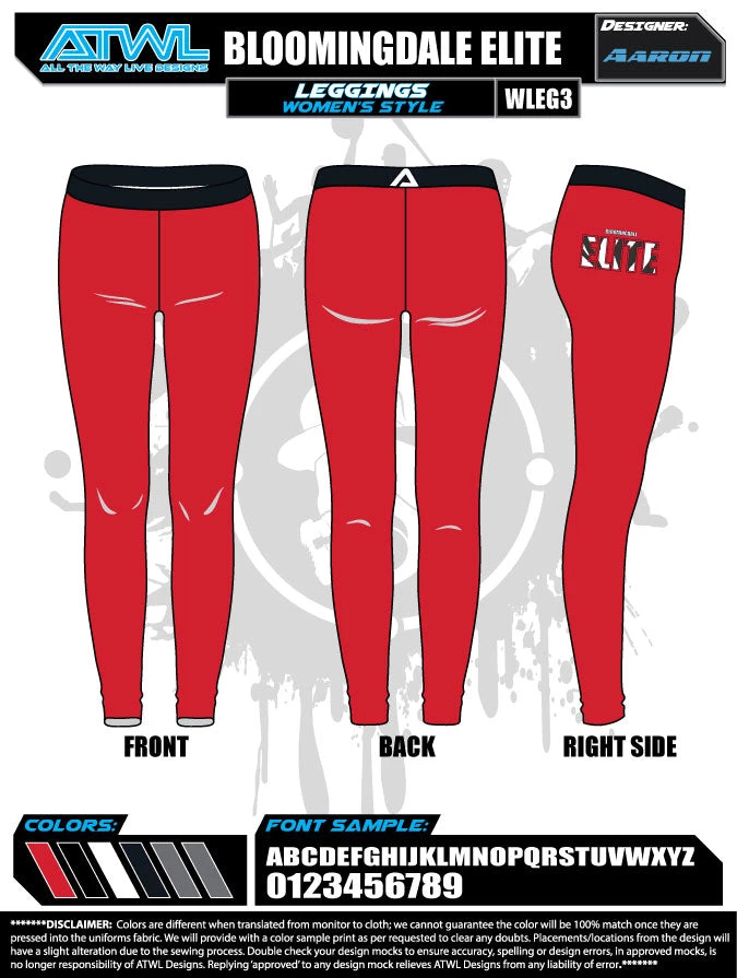 All The Way Live Designs Bloomingdale Elite Leggings 4 All The Way Live Designs Bloomingdale Elite Leggings