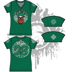 All The Way Live Designs Irish Pride Womens Full Dye Jersey Holiday