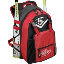 Accessories LOUISVILLE SLUGGER SERIES 5 STICK PACK EQUIPMENT RED BACKPACK WTL9501SC