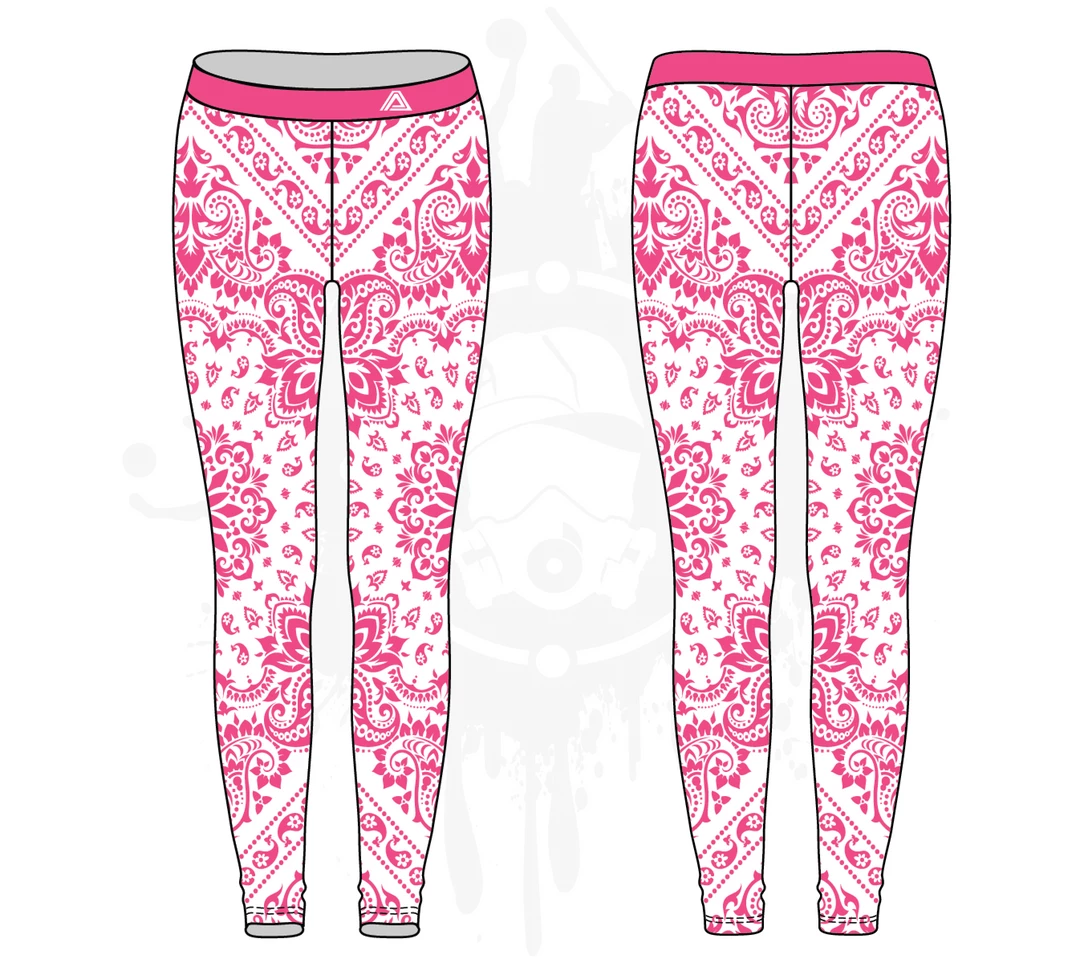 All The Way Live Designs Bandana Womens Leggings: 2-color (7 Colors Available) 9 All The Way Live Designs Bandana Womens Leggings: 2-color (7 Colors Available)