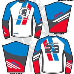 All The Way Live Designs Crossover Long Sleeve Full Dye Men