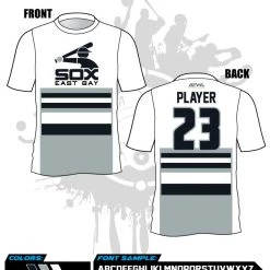 All The Way Live Designs East Bay Fall League Men's Sub Dye Jerseys