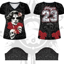 All The Way Live Designs La Rosa Women's Jersey Themes