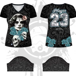 All The Way Live Designs La Rosa Women's Jersey Themes