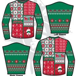 All The Way Live Designs Men 2018 Holiday Ugly Sweaters