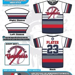 All The Way Live Designs Bloomingdale Spring 2020 Womens V Neck Baseball Jerseys