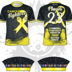 All The Way Live Designs Cancer Fighters Men's Jersey