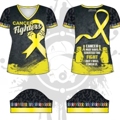 All The Way Live Designs Themes Cancer Fighters Women's Jersey