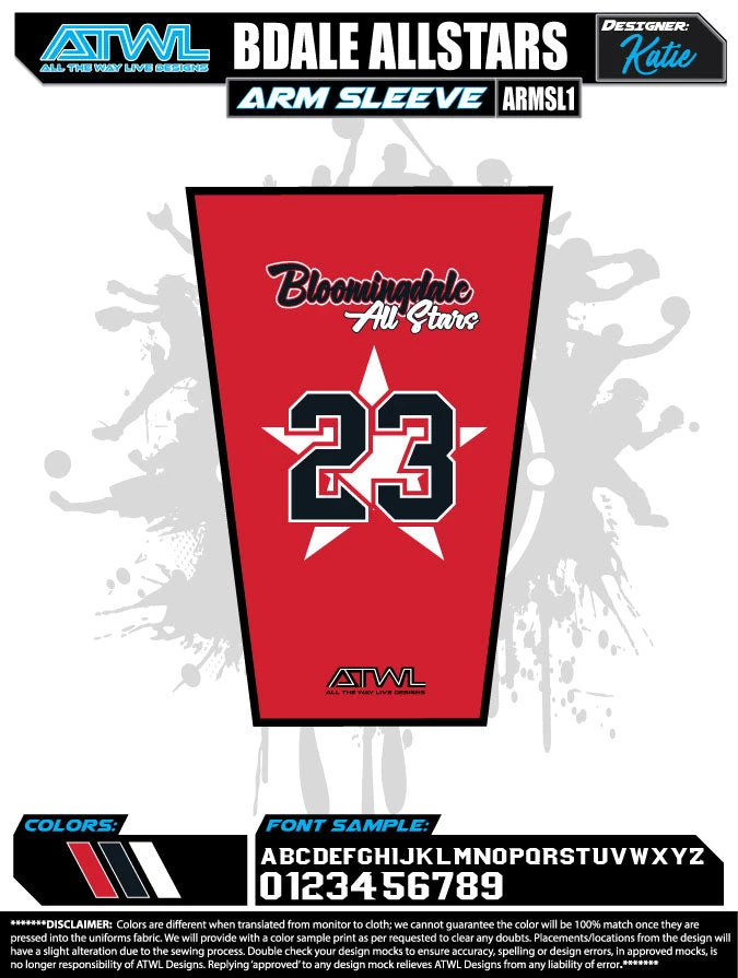All The Way Live Designs Bloomingdale All Stars Arm Sleeve 3 All The Way Live Designs Bloomingdale All Stars Arm Sleeve