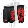 ATWL Splatter Splash Mens Full Dye Shorts Black/Red
