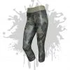 All The Way Live Designs Women Linear Capris In CAMO