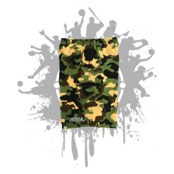 All The Way Live Designs Men Army Camo Microfiber Stretch Shorts