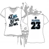 All The Way Live Designs Repeat Design Women's White Sub Dye Jersey
