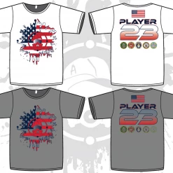 All The Way Live Designs Military Flag Splash Mens Sub Dye Jersey