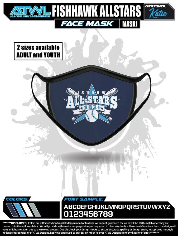 All The Way Live Designs Fishhawk All Stars Mask Fishhwak All Stars 3 All The Way Live Designs Fishhawk All Stars Mask Fishhwak All Stars