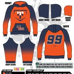 All The Way Live Designs Team Tampa Alternate Full Dye Hoodie