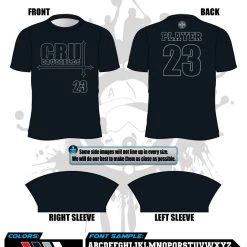 All The Way Live Designs Crucibles Blacked Out Edition Crew Neck Jersey