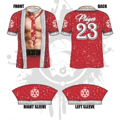 All The Way Live Designs Stud Claus Men's Jersey