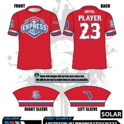 All The Way Live Designs Florida Express Men's Full Dye Jersey