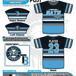 All The Way Live Designs Tampa Bay Bats Astros Style Full Dye Jersey