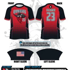 All The Way Live Designs Bandits 11U Full Dye Jersey