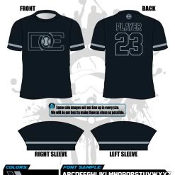 All The Way Live Designs Diamond Elite Black Edition Alt Crew Neck Jersey