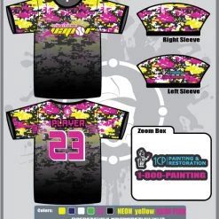 All The Way Live Designs SUMMERVILLE VAPOR FULL-DYE JERSEYS