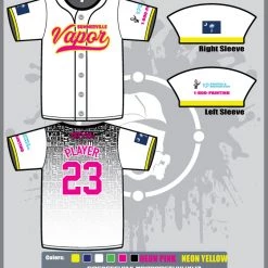 All The Way Live Designs SUMMERVILLE VAPOR FULL-DYE THROWBACK JERSEYS