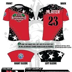 All The Way Live Designs 2022 Bloomingdale All Stars Mens Full Dye Replica Stiches Jersey