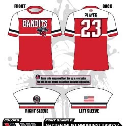 All The Way Live Designs Bandits 13U Jerseys
