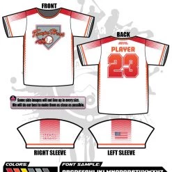 All The Way Live Designs Tampa Heat Full Dye Raglan Jersey