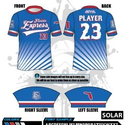 All The Way Live Designs Florida Express Men's Full Dye Jersey
