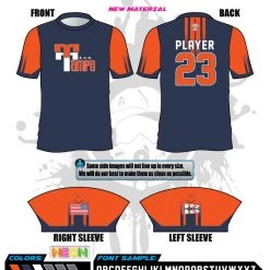 All The Way Live Designs Team Tampa Navy Coaches Men's Full Dye Jersey