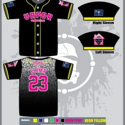 All The Way Live Designs SUMMERVILLE VAPOR FULL-DYE THROWBACK JERSEYS