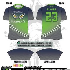 All The Way Live Designs WC Predators Fade Men's Full Dye Jersey