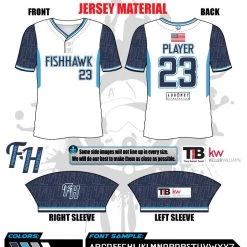 All The Way Live Designs Fishhawk Advanced Baseball 2021 2-Button Men's Jersey